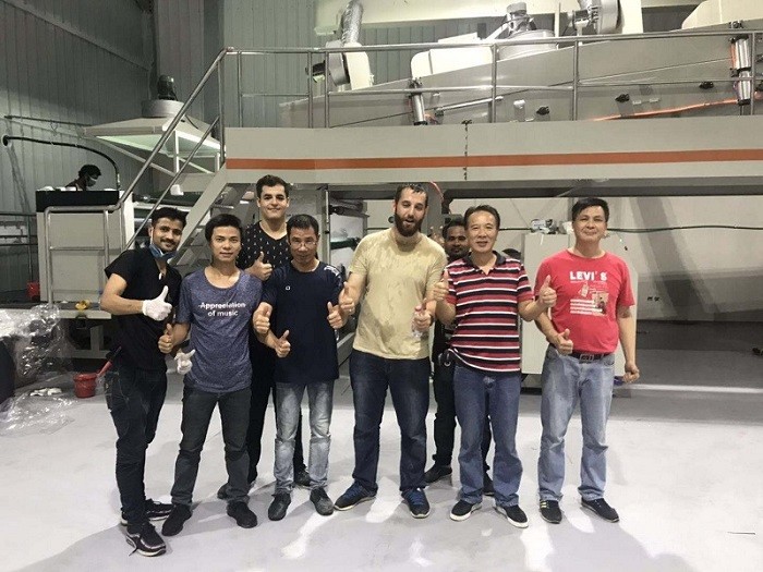 沙特阿拉伯SALAMA合作汽車防爆膜涂布機工程案例